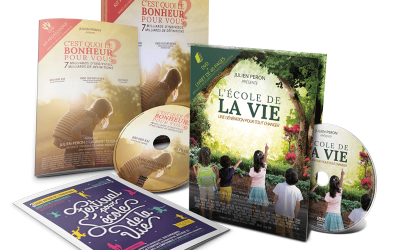 Profitez du pack 2 DVD: Le film « C’est quoi le bonheur pour vous? » et « L’école de la vie, une génération pour tout changer »